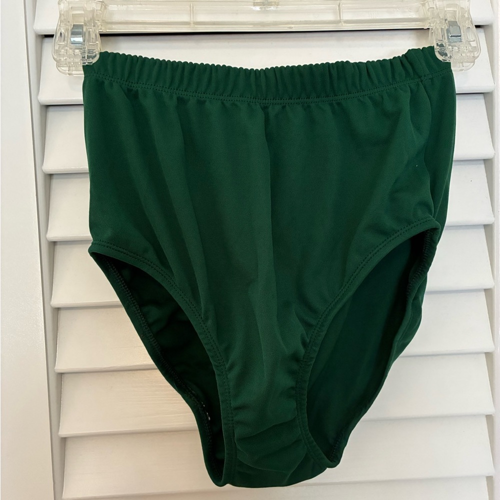 Capezio High-Waist Green Team Basic Brief